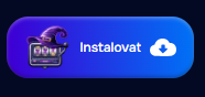 Stáhnutí app kasina Wizardo tlačítko instalace fialový wizard.