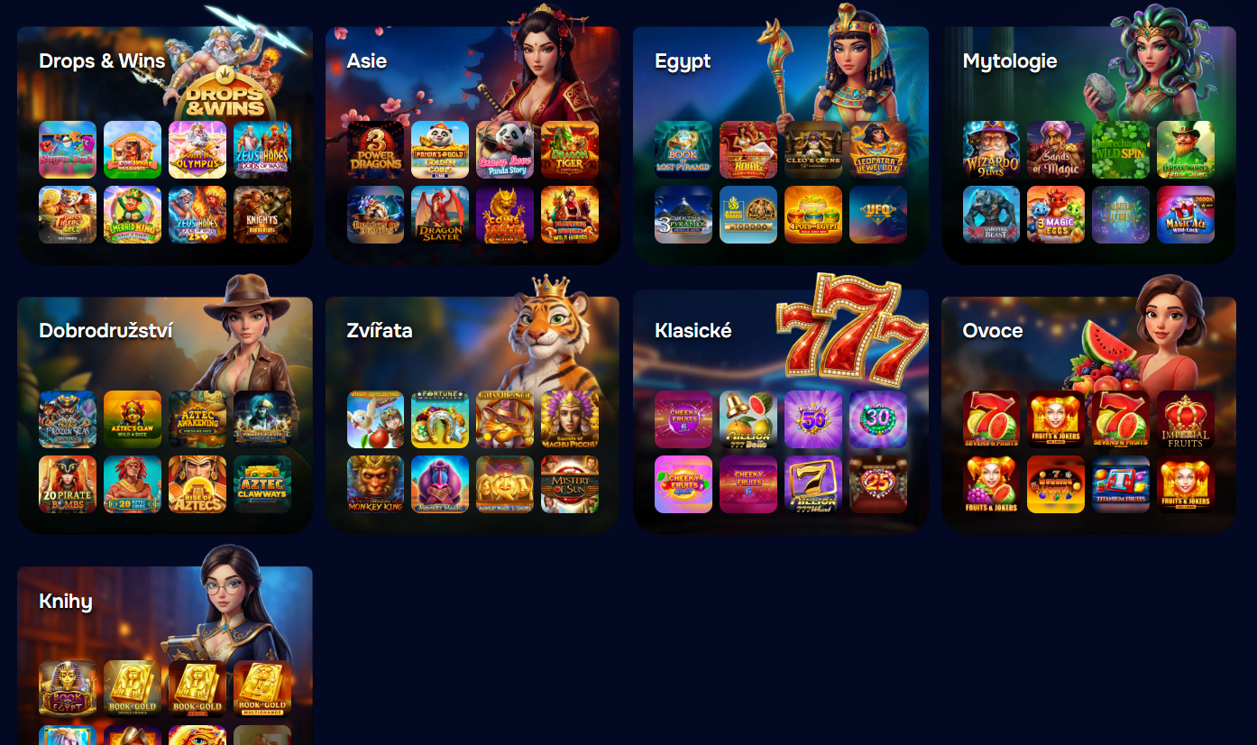 Domovská stránka slotů kategorie dobrodružství zvířata klasika ovoce kasino.