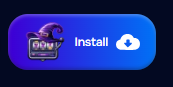 Wizardo casino app download install button purple wizard.